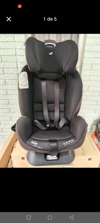 Silla de Auto para Bebé Joie Negra - miniatura 5