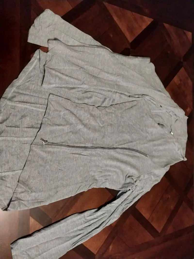 Chaqueta Gris con Cierre Asimétrico Promod - 2