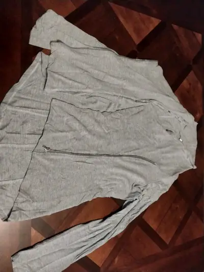 Chaqueta Gris con Cierre Asimétrico Promod - miniatura 2