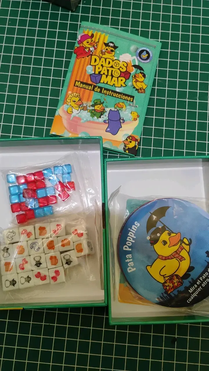 Juego de mesa 'Dados Pato Mar' y Portamazo DLPQ - 3