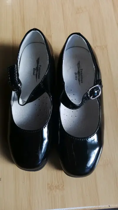 Zapatos de charol negros para niña Thunder Blue - miniatura 1