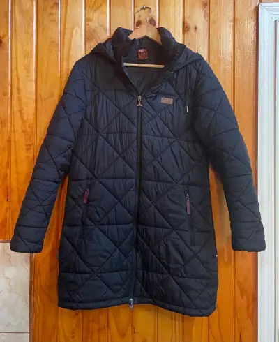 Parka  larga negro para mujer Haka Honu - miniatura 1