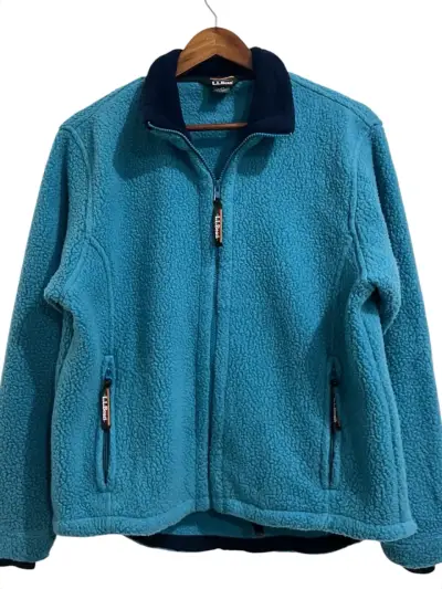 Chaqueta polar azul L.L. Bean para mujer - miniatura 2