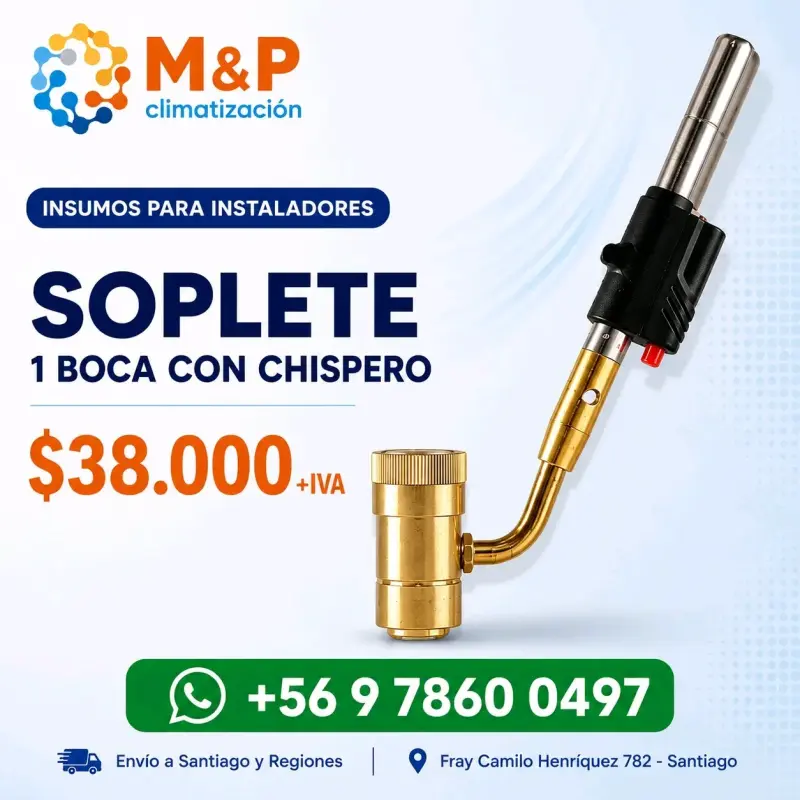 Soplete de 1 Boca con Chispero M&P