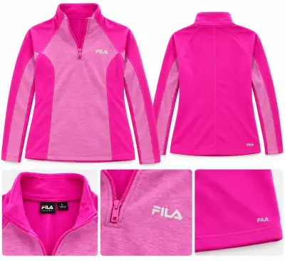 Polerón Deportivo Fila Mujer Rosa - miniatura 2