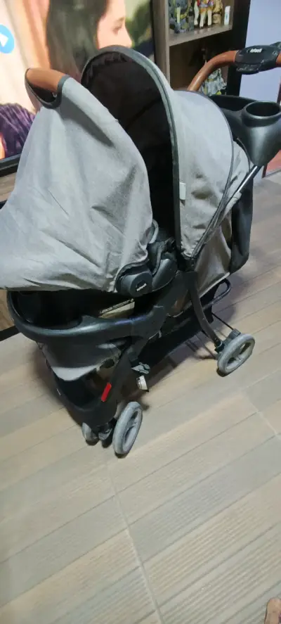 Coche Travel System Pompeya Gris Infanti - miniatura 4
