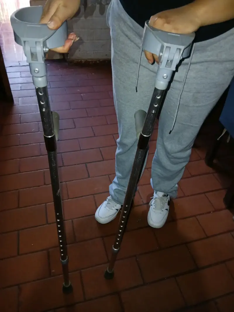 Muletas ajustables de aluminio para adultos - 3