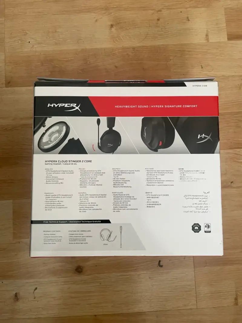 Audífonos Gamer HyperX Cloud Stinger 2 Core - 3