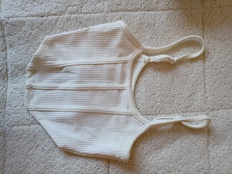Top blanco corset algodón Index Basics para mujer - 1
