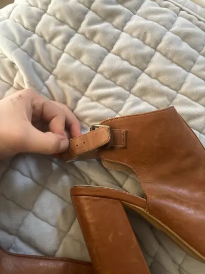 Sandalias de cuero  Steve Madden con tacón alto - miniatura 4