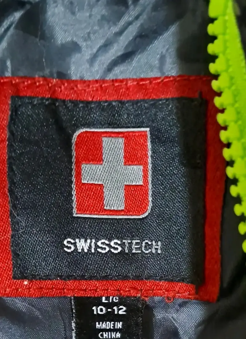 Chaqueta impermeable para niños Swisstech camuflaje verde - 2