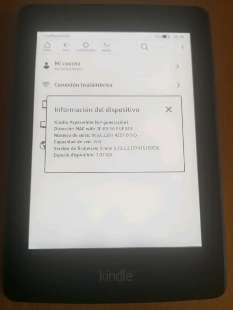 Amazon Kindle Paperwhite (6ta Gen) / Tinta Electró - 5