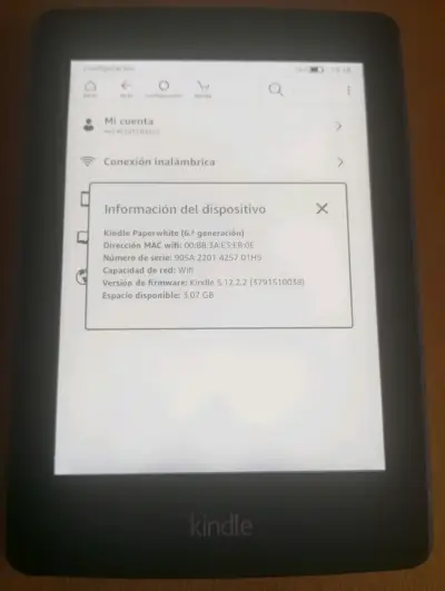 Amazon Kindle Paperwhite (6ta Gen) / Tinta Electró - miniatura 5