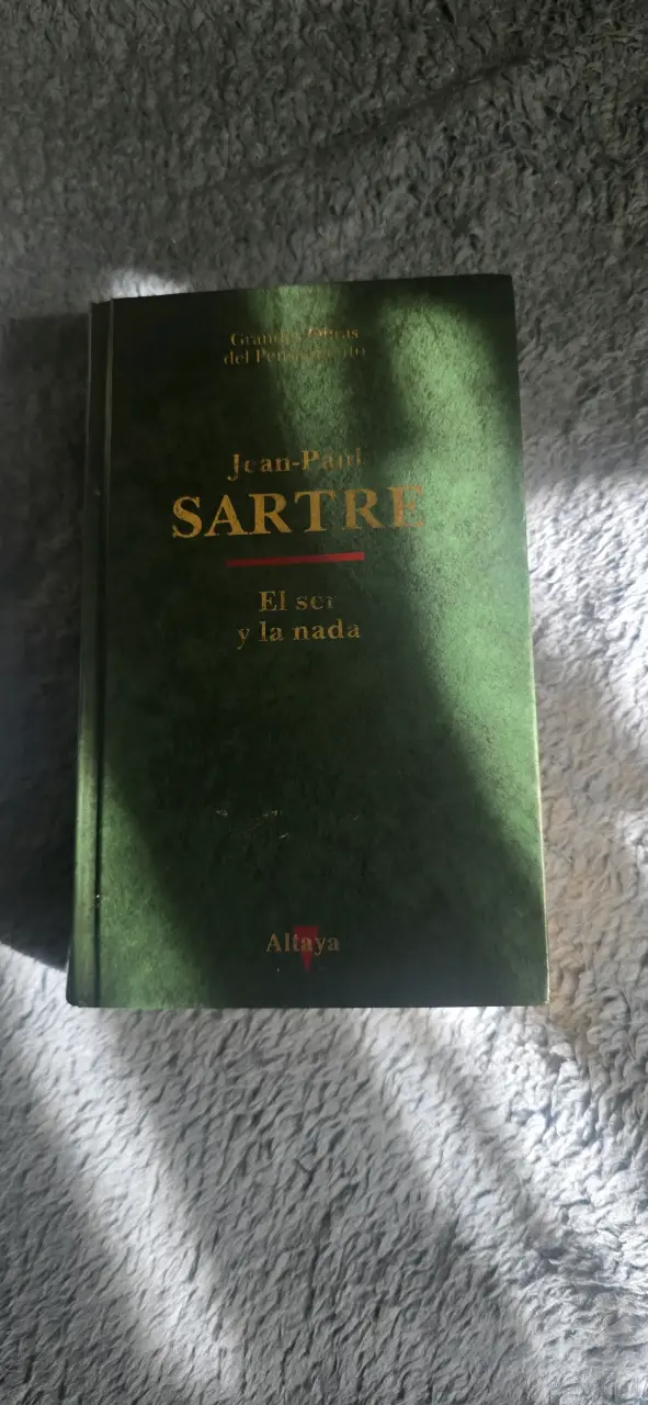 Libro 'El Ser y la Nada' de Jean-Paul Sartre - 1