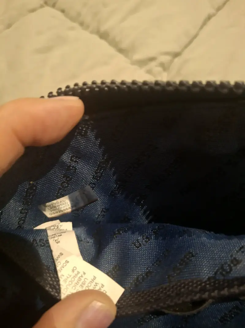 Billetera azul USPA con cierre - 4