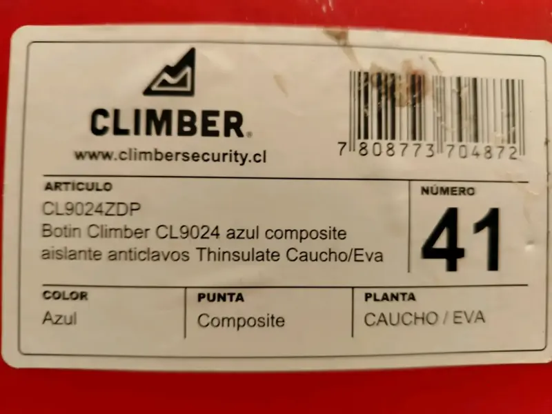 Botas de seguridad Climber. - 6