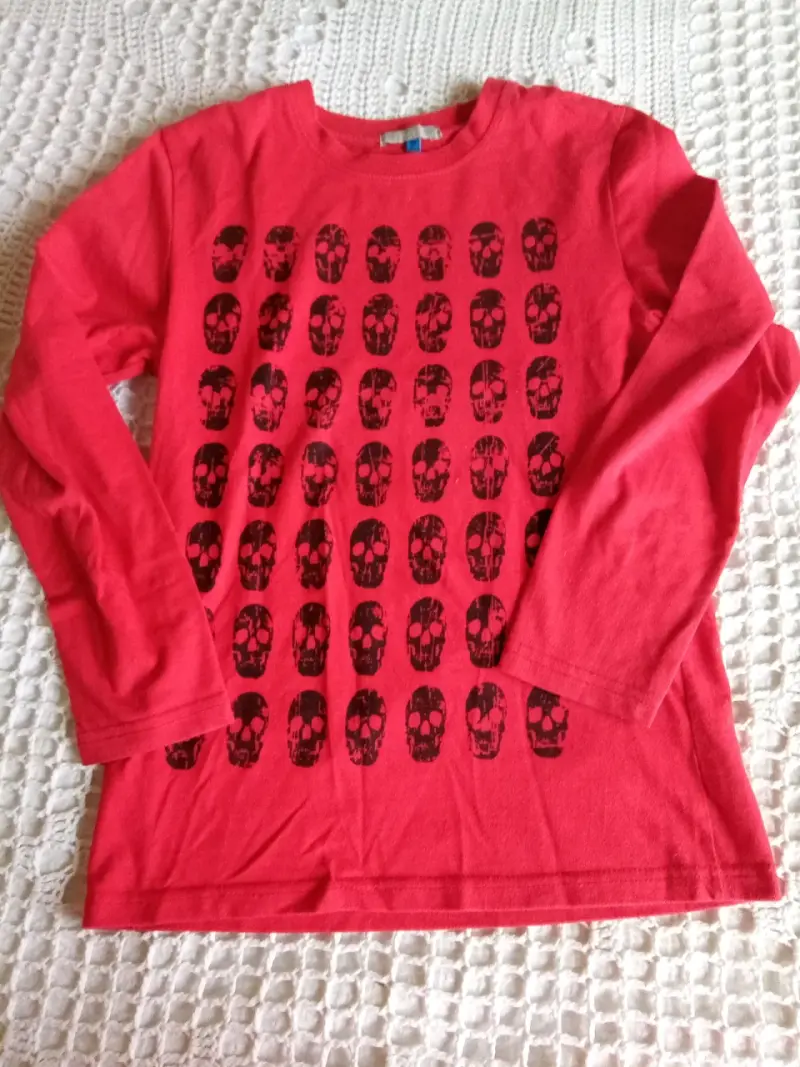 Polera manga larga infantil con diseño de mono y patines - 5
