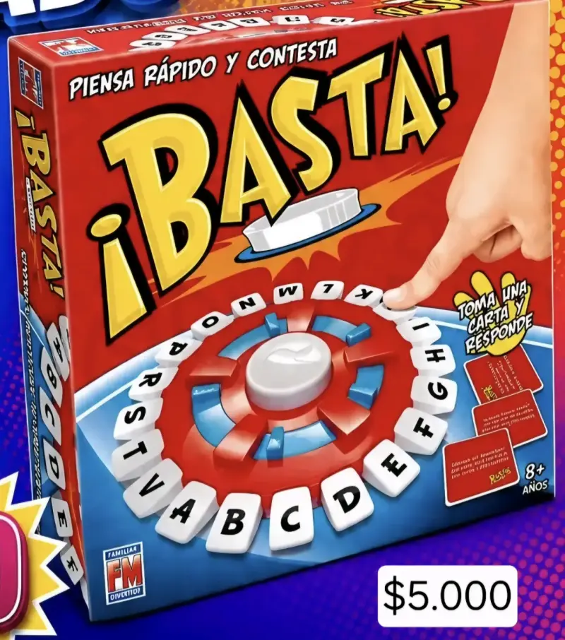 Juego de Mesa ¡Basta! para Niños y Familias