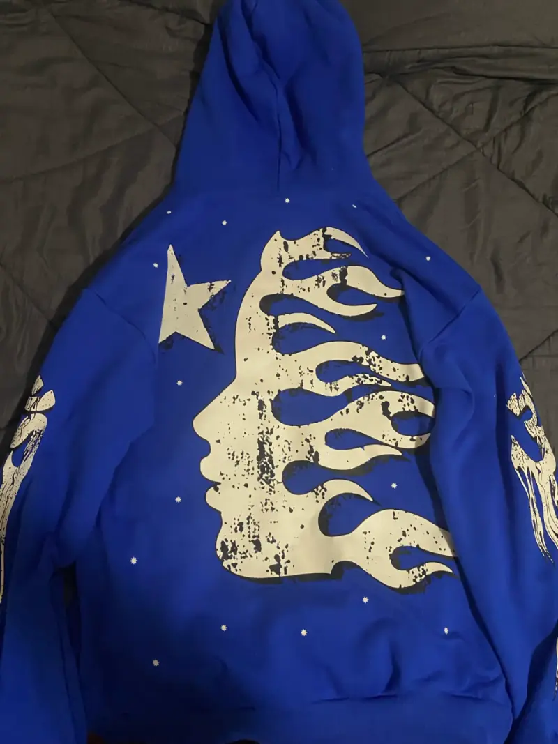 Polerón hellstar azul talla M - 2