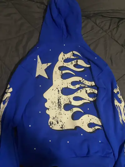 Polerón hellstar azul talla M - miniatura 2
