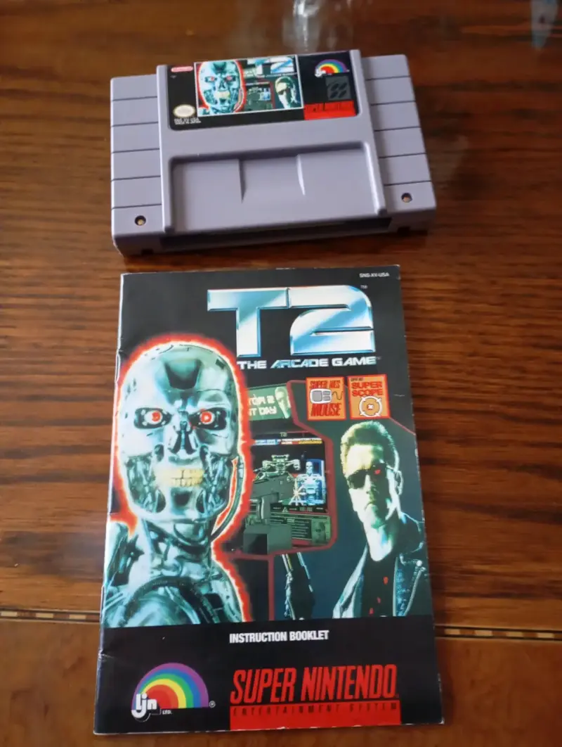 juego T2 para Super Nintendo y manual - 5