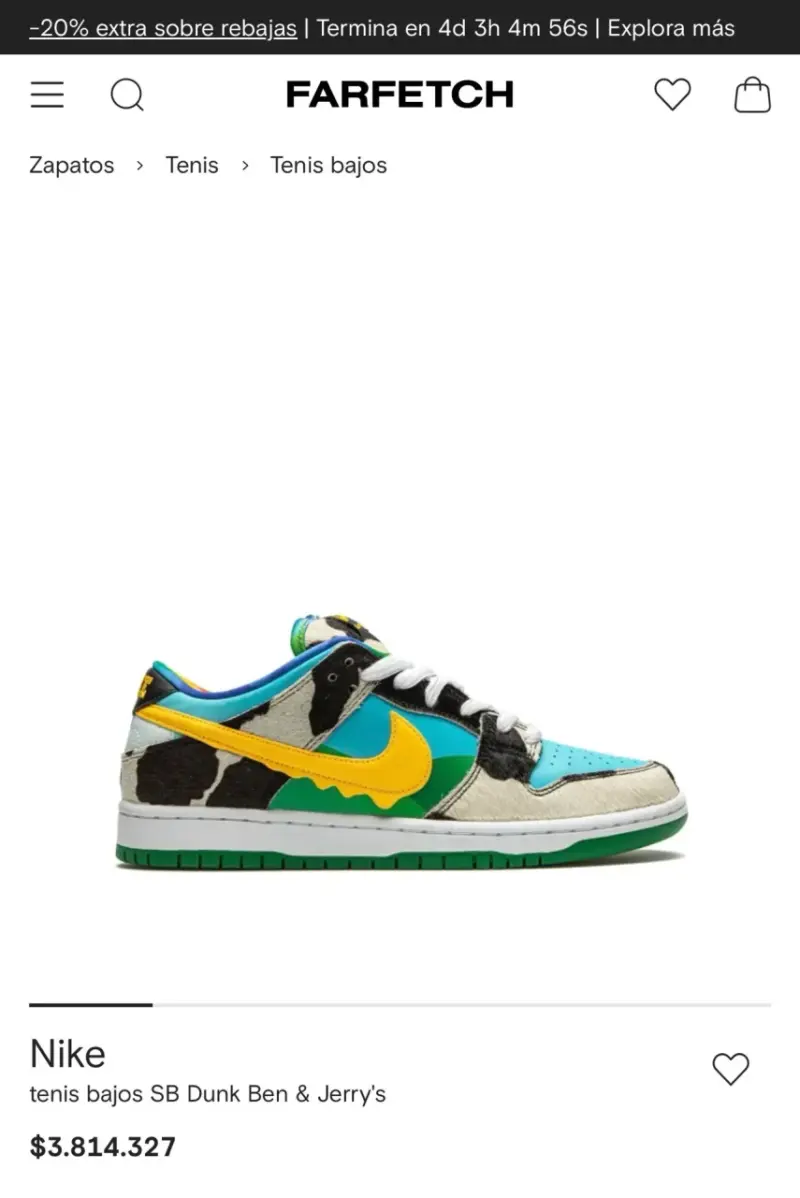 Zapatillas Nike SB Dunk Ben & Jerry's edición especial - 1