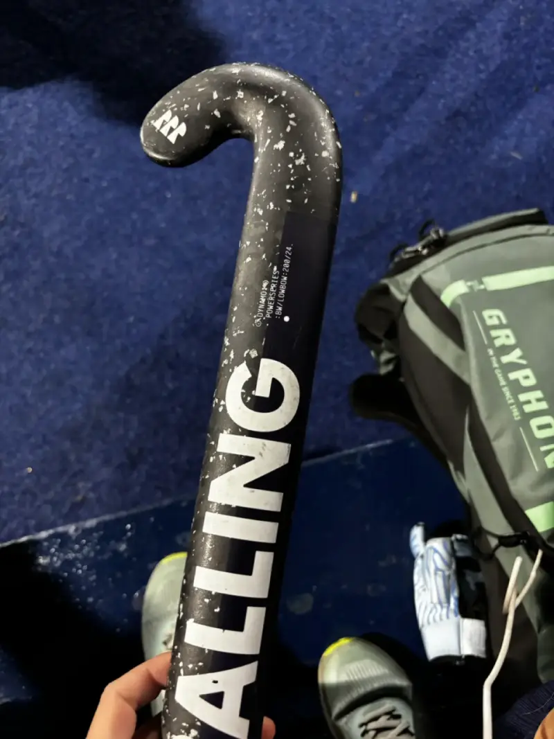 Palo de hockey Balling negro con diseño moteado - 1