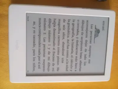 Amazon Kindle 8va Gen (Blanco) / Detalle Pantalla - miniatura 3
