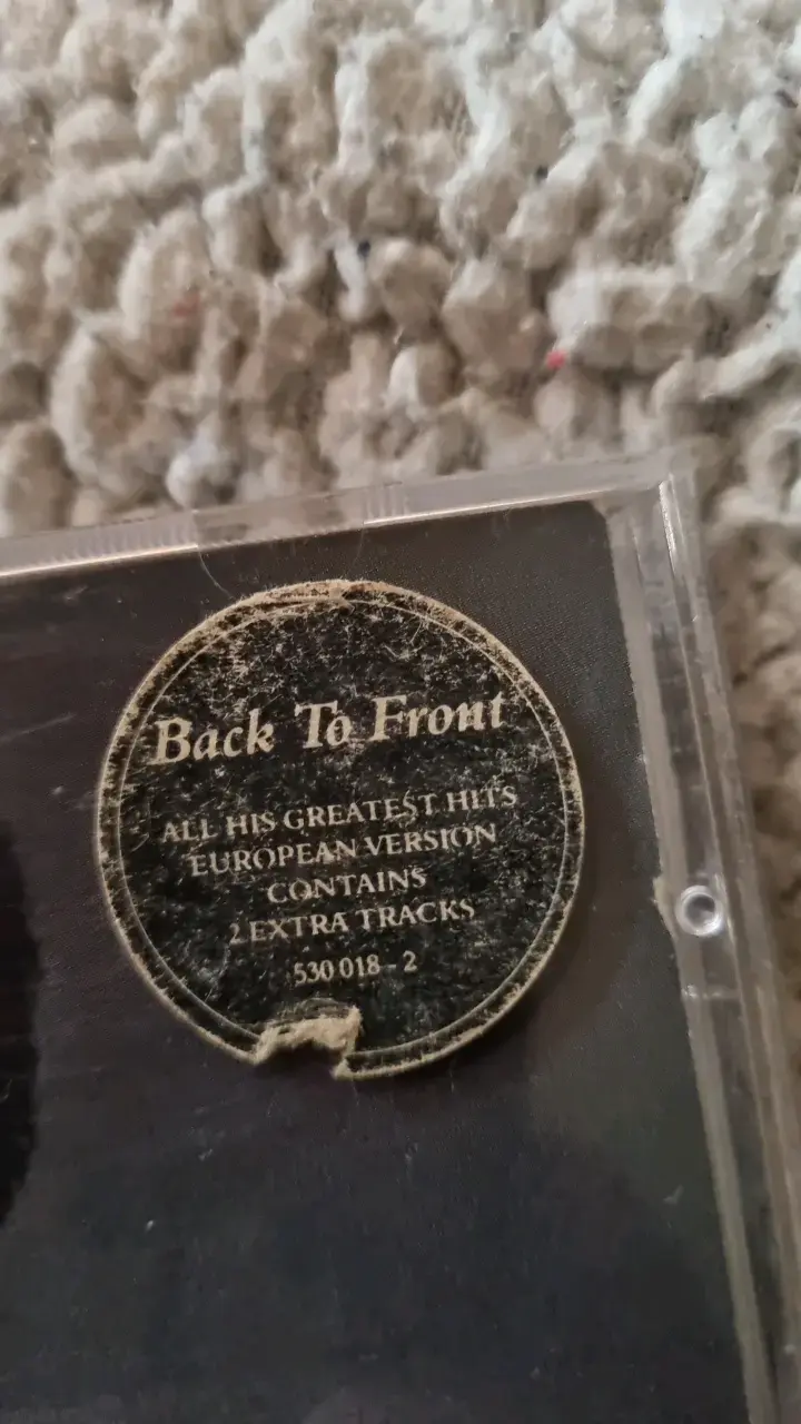 CD Lionel Richie Back To Front Edición Europea - 2