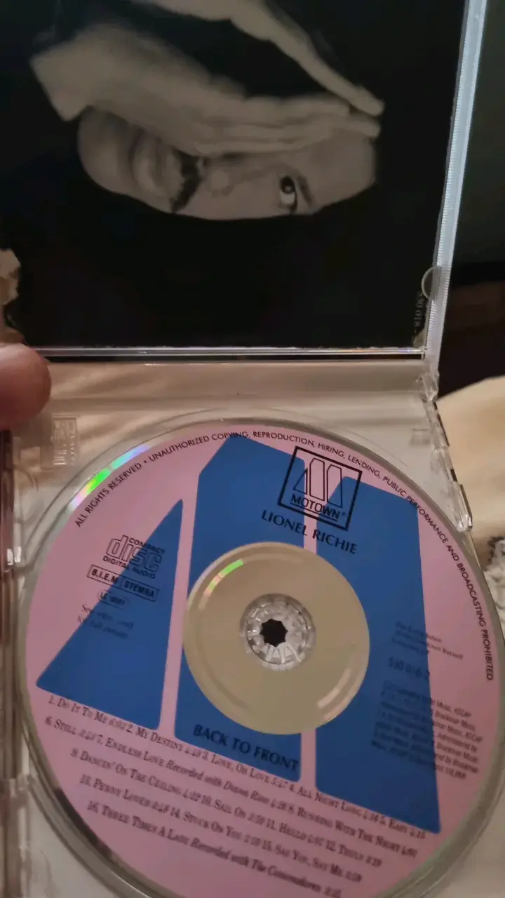 CD Lionel Richie Back To Front Edición Europea - 4