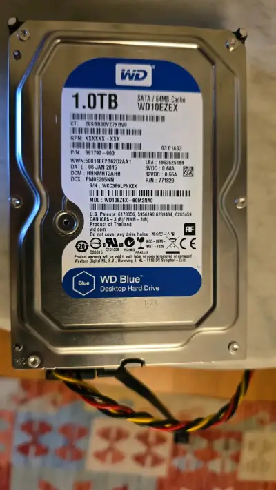 Disco duro 3,5' WD 1TB SATA 64MB Cache - miniatura 1