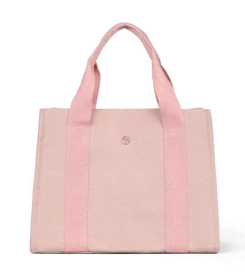 Bolso de tela en colores neutros y pastel - 3