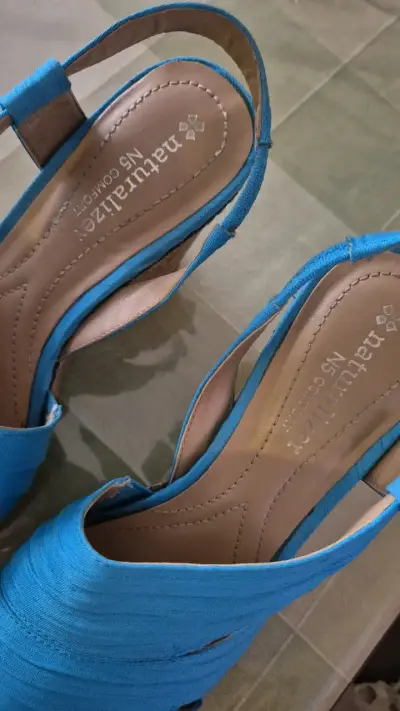 Sandalias de cuña azul Naturalizerlizer N5 Comfort - miniatura 3