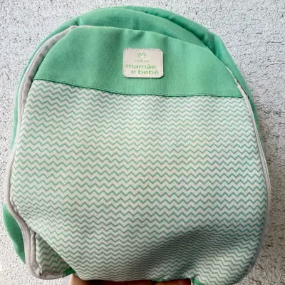 Mochila verde para mamá y bebé Natura - miniatura 3