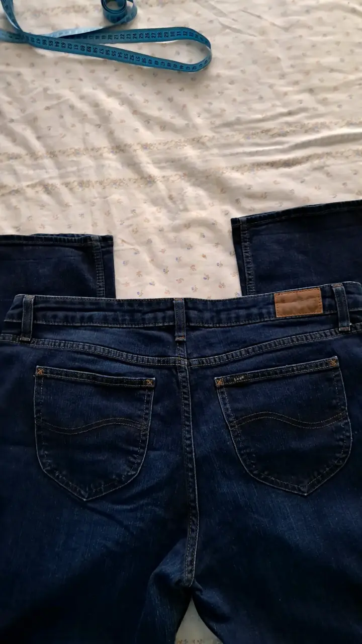 Jeans Lee azul oscuro talla 18 - 3