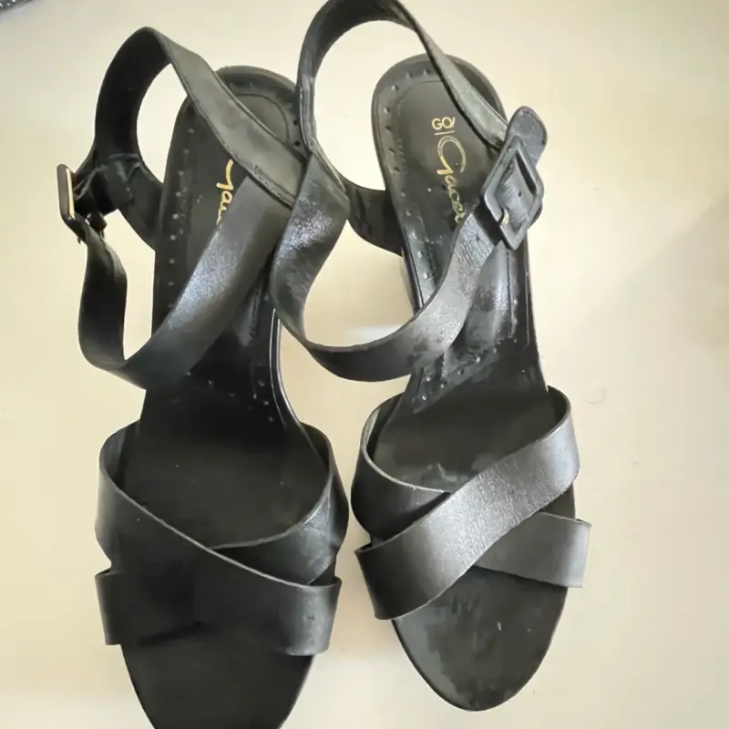 Sandalias negras de tacón alto Gacel - 2