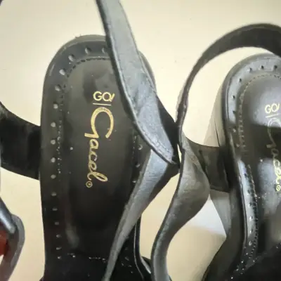 Sandalias negras de tacón alto Gacel - miniatura 4
