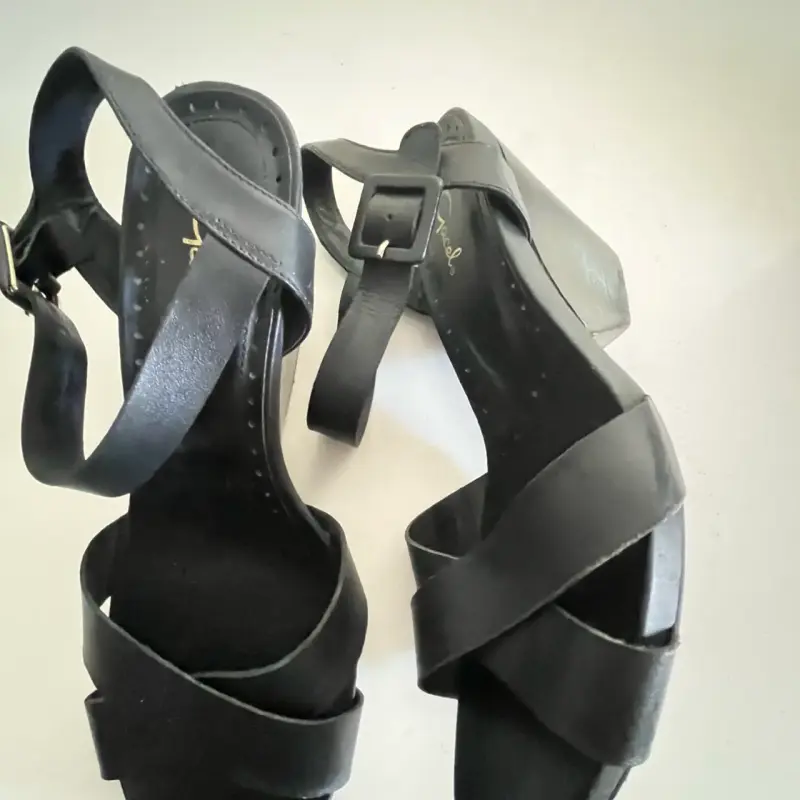 Sandalias negras de tacón alto Gacel - 5