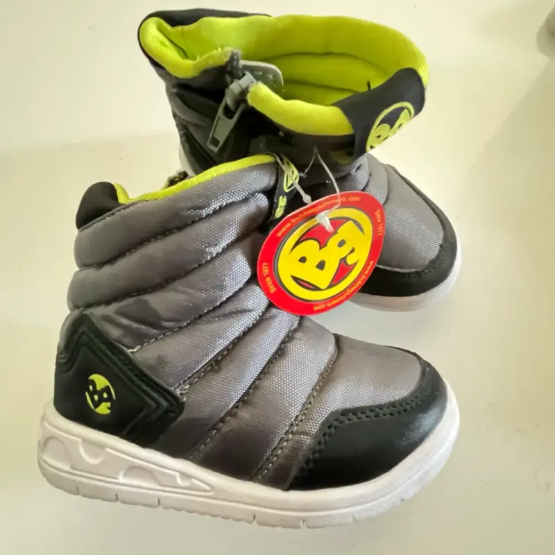 Botas de invierno para niños Bubble Gummers gris y verde - 3