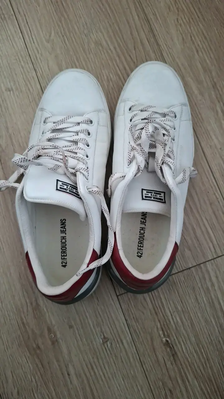 Zapatillas blancas Ferouch Jeans talla 42 - 1