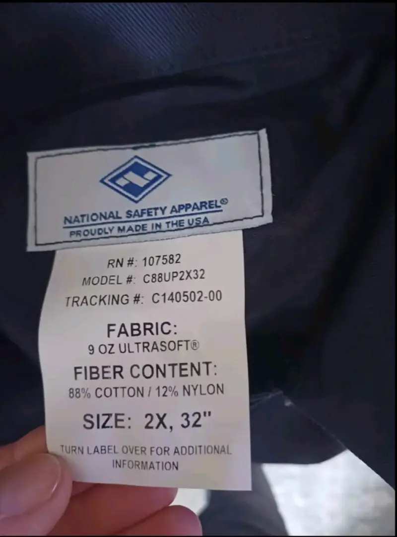 Overol de seguridad azul National Safety Apparel - 2