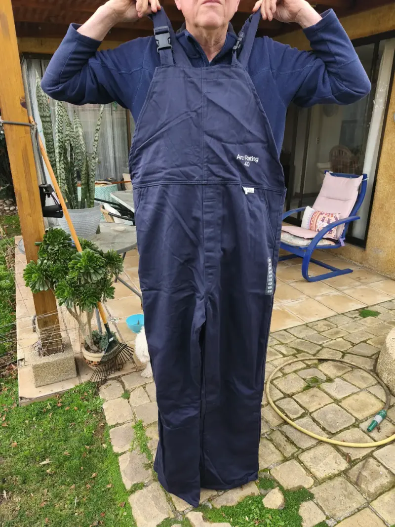 Overol de seguridad azul National Safety Apparel - 4