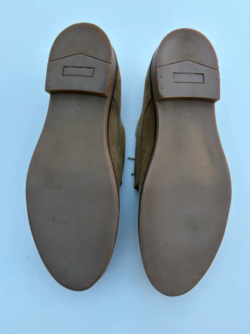 Zapatos de gamuza marrón para hombre - 4