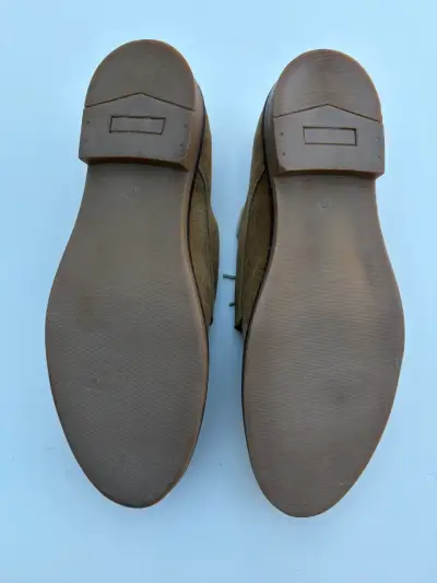 Zapatos de gamuza marrón para hombre - miniatura 4