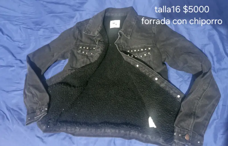 Polerón con capucha morado talla S - 3