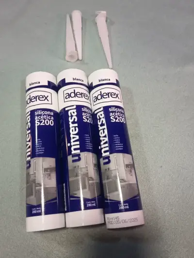 Pack 3 Siliconas Acetica Blanca 280ml - miniatura 2