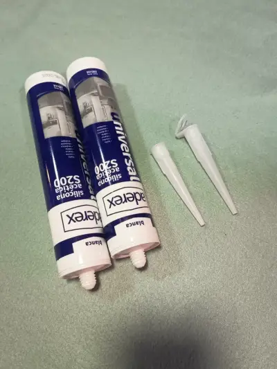 Pack 2 Siliconas Acetica Blanca 280ml - miniatura 2