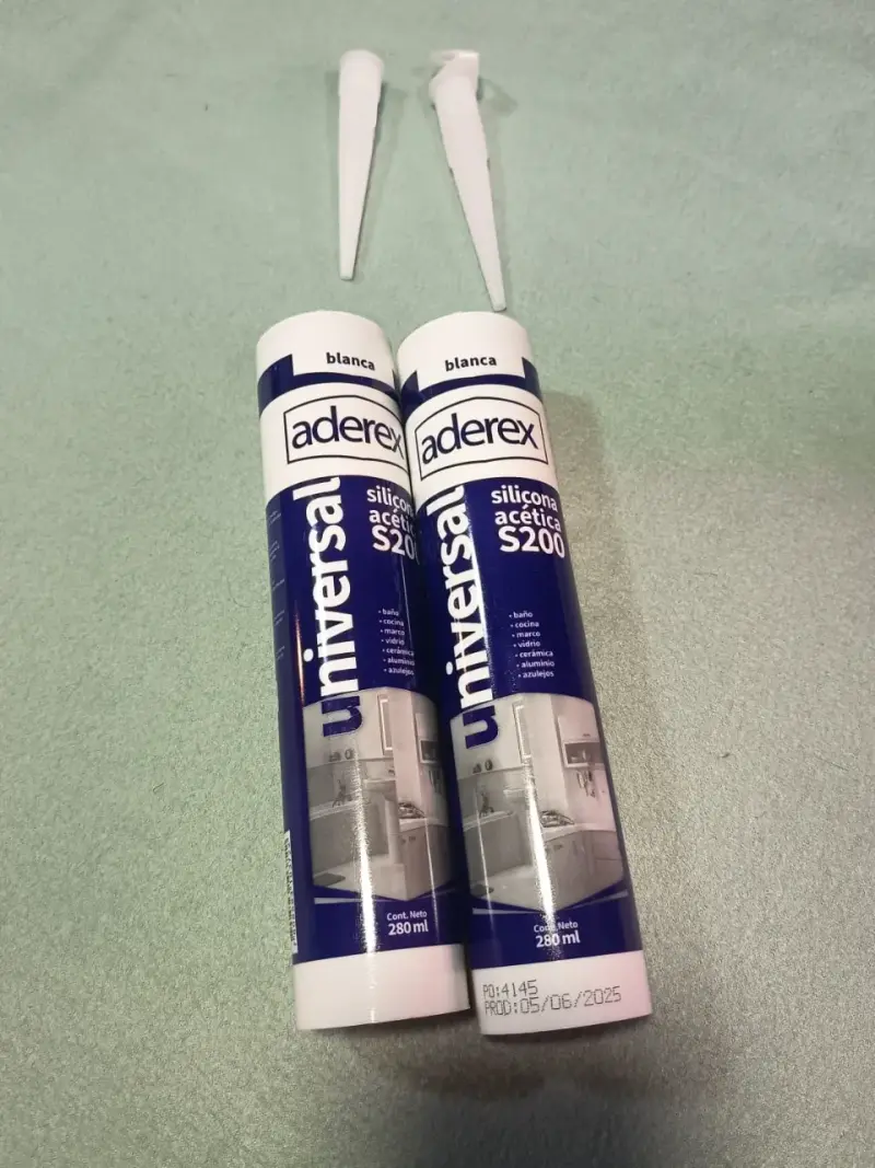 Pack 2 Siliconas Acetica Blanca 280ml - 3