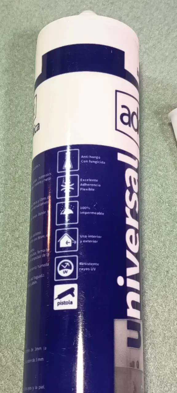 Pack 2 Siliconas Acetica Blanca 280ml - 5