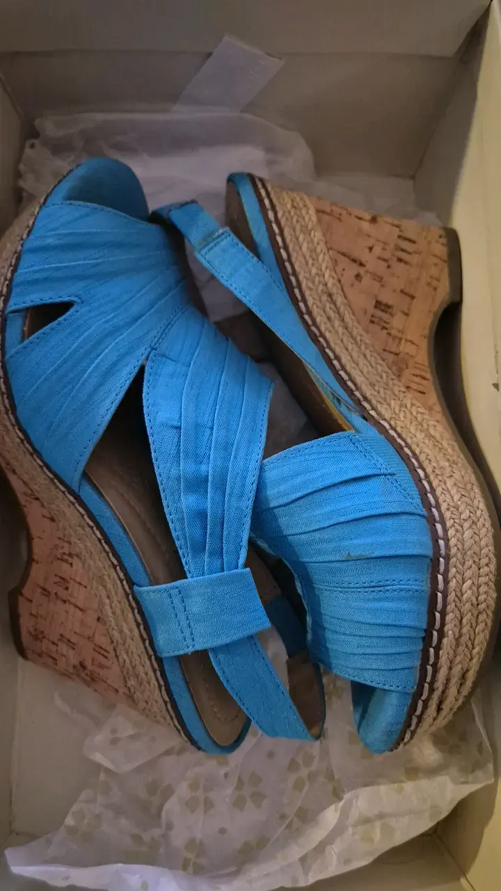 Sandalias de cuña azul Naturalizerlizer N5 Comfort - 3